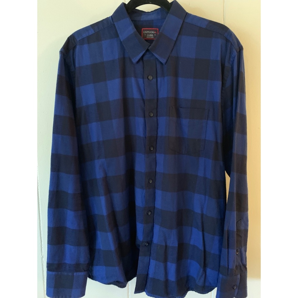 UNTUCKit Gruner Vetliner plaid shirt XL
